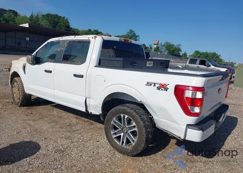 2022 Ford F150 Supercrew из США, поврежденный, VIN 1FTFW1E58NKD55917